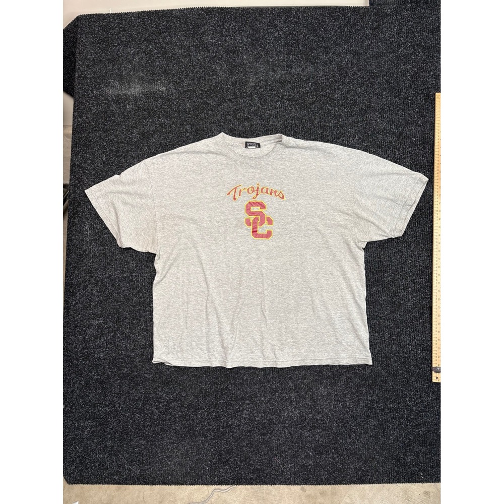 Team Trojan USC Athletics T-Shirt Mens 3XXL Grey University Southern California